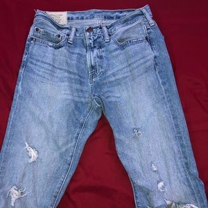 Abercrombie & Finch Light blue washed jeans